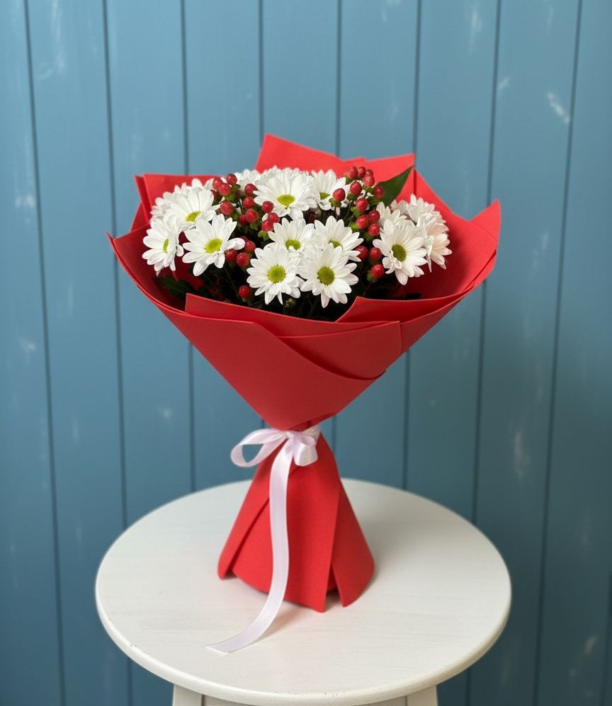 Букет цветов из: Хризантемы в Дудинке