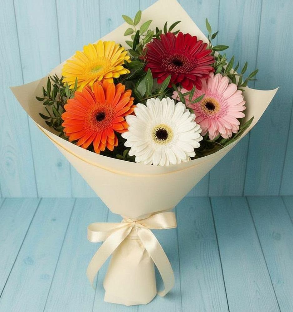 Букет цветов из: Герберы в Дудинке
