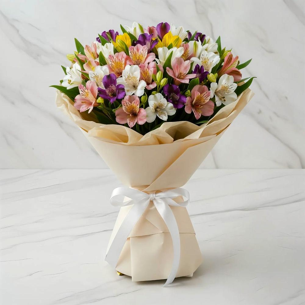 Букет цветов из: Альстромерии в Дудинке