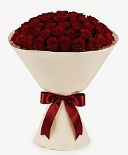 Букет 101 Бордовая роза Блэк Бакарра в Дудинке