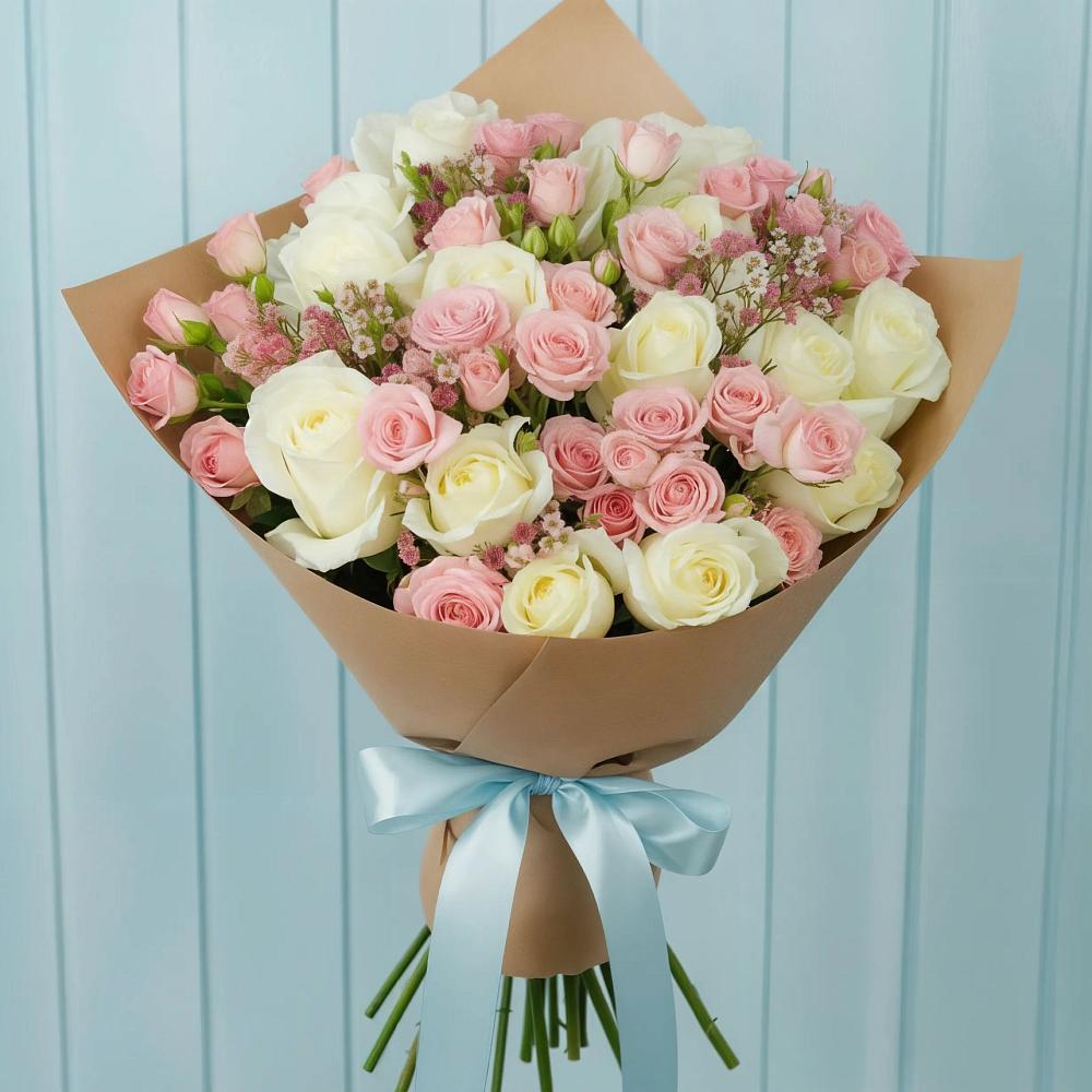 Букет цветов из: Розы в Дудинке