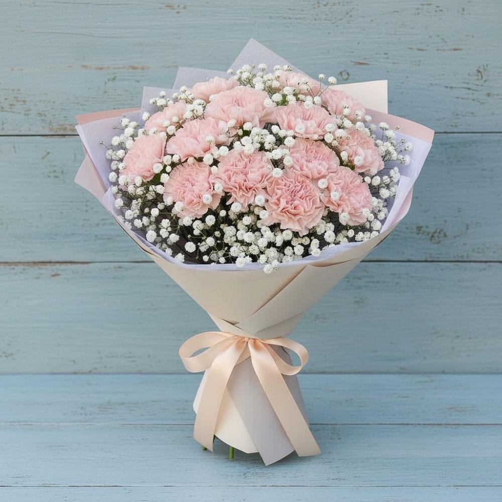 Букет цветов из: Гвоздики в Дудинке