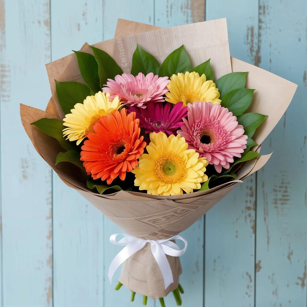 Букет цветов из: Герберы в Дудинке