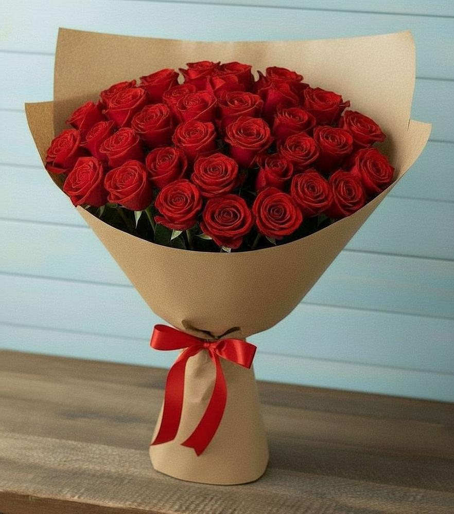 Букет Красные розы Милано в Дудинке
