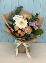 Букет цветов из:  Герберы и Хризантемы в Дудинке