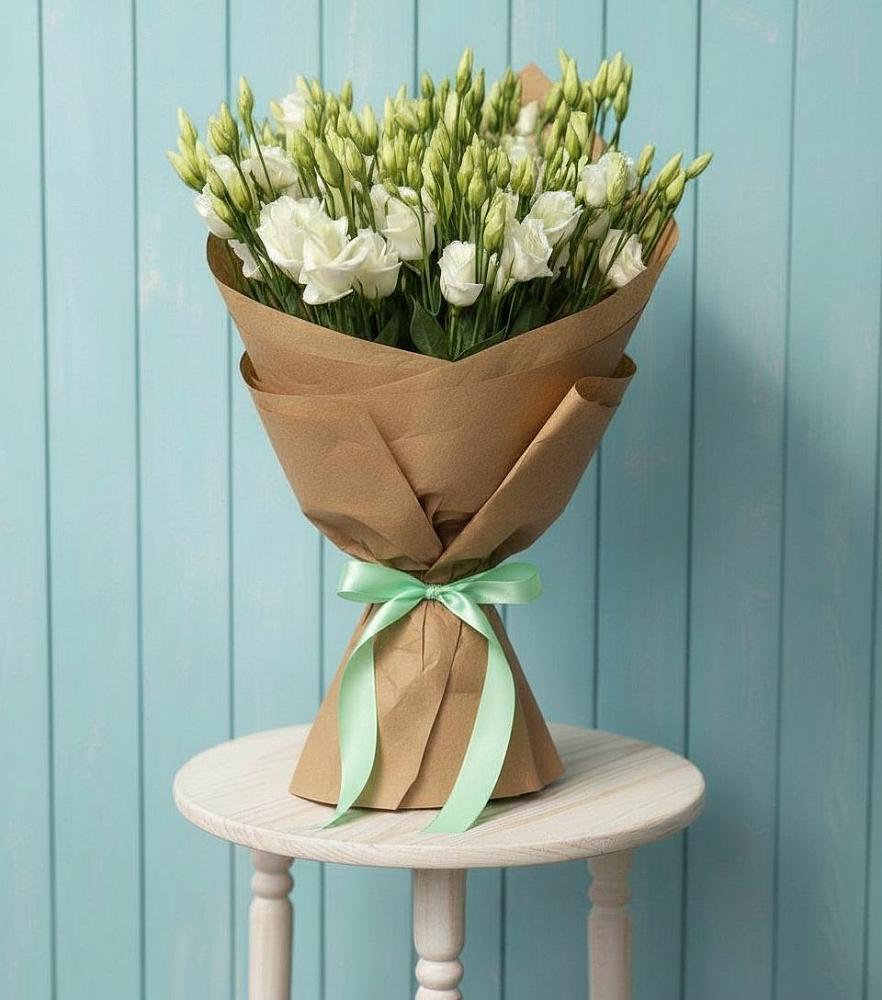 Букет цветов из: Лизиантусы в Дудинке