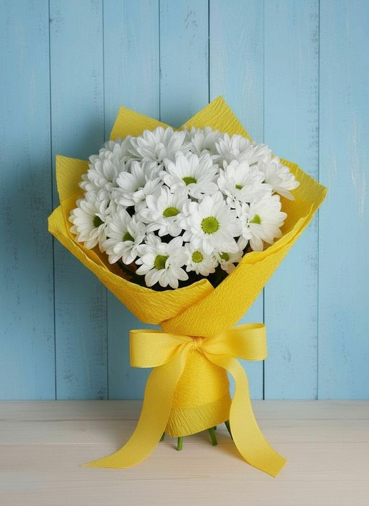 Букет цветов из: Хризантемы в Дудинке