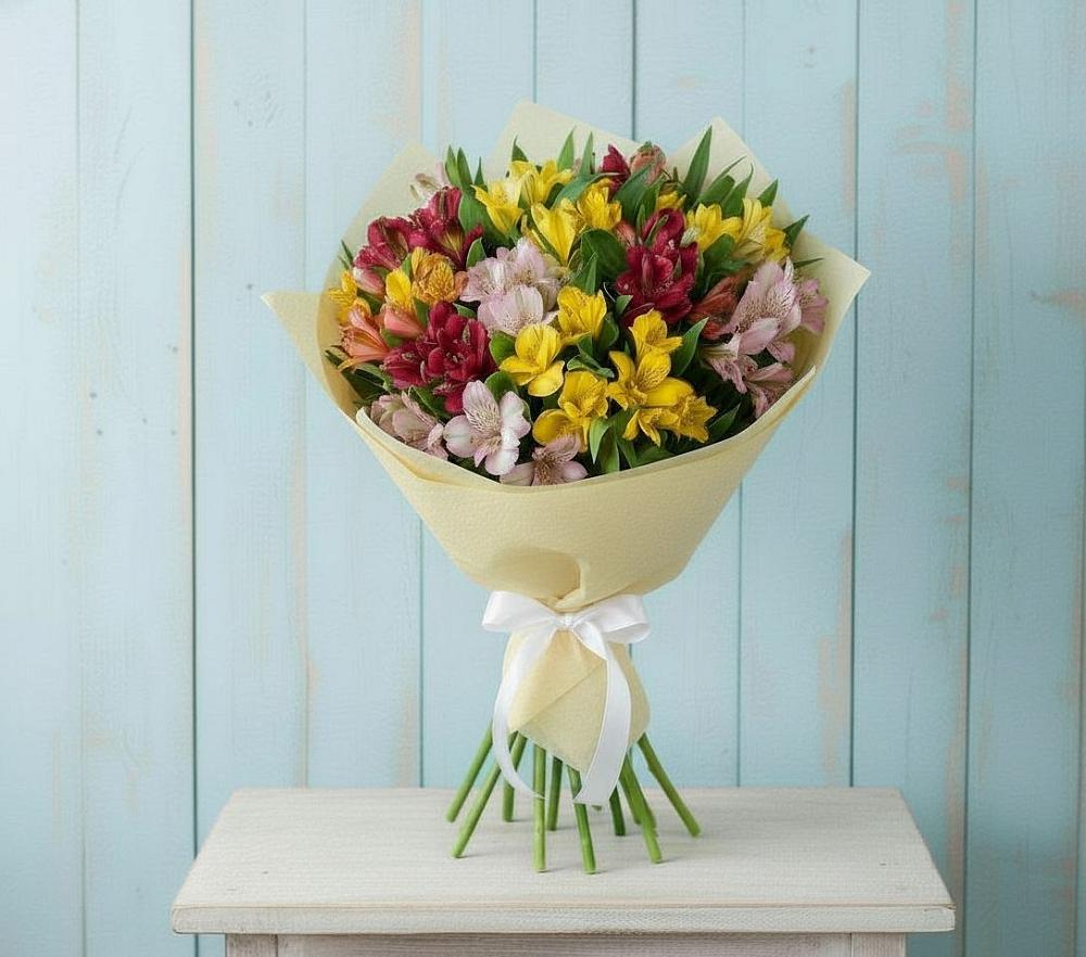 Букет цветов из: Альстромерии в Дудинке